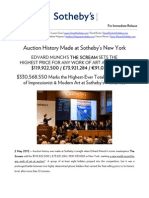 Auction History Made at Sotheby's New York