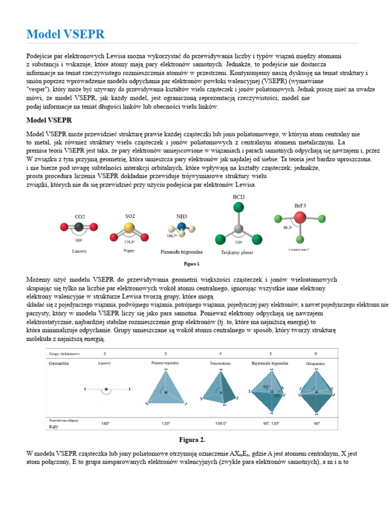 Model VSEPR | PDF