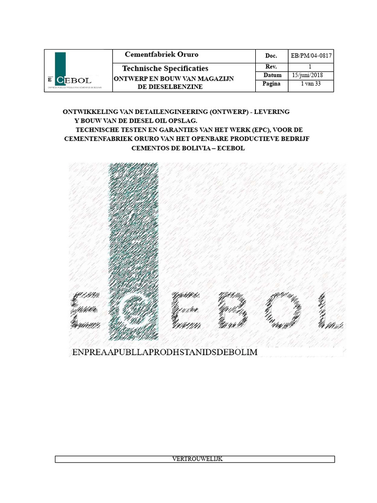 Technische Specificaties Brandstofopslag Rev01 - 0 | PDF