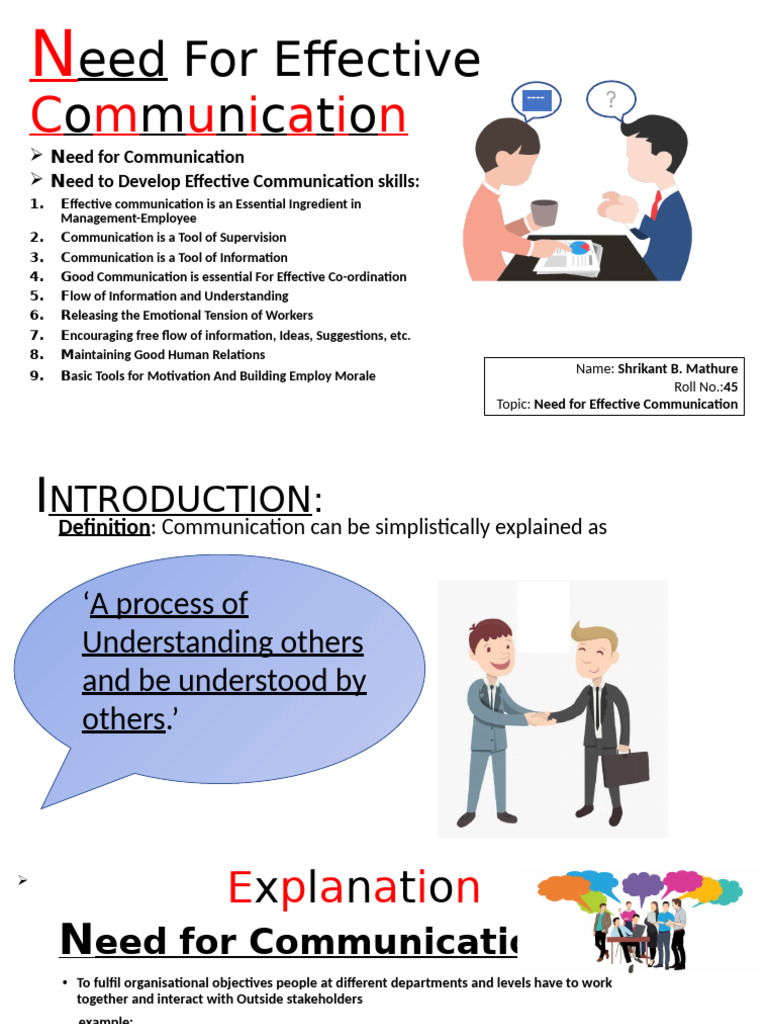 Importance of Effective Communication | PDF | Communication | Information