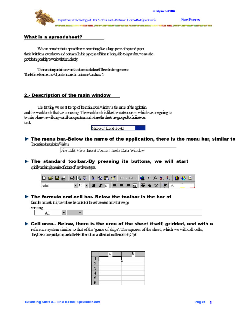 Excel Basics for 1st Year Students | PDF | Spreadsheet | Microsoft Excel