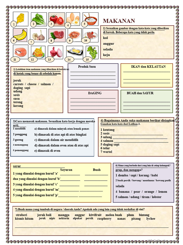 Panduan Makanan dan Cara Memasak | PDF