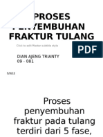 Proses Penyembuhan Fraktur Tulang