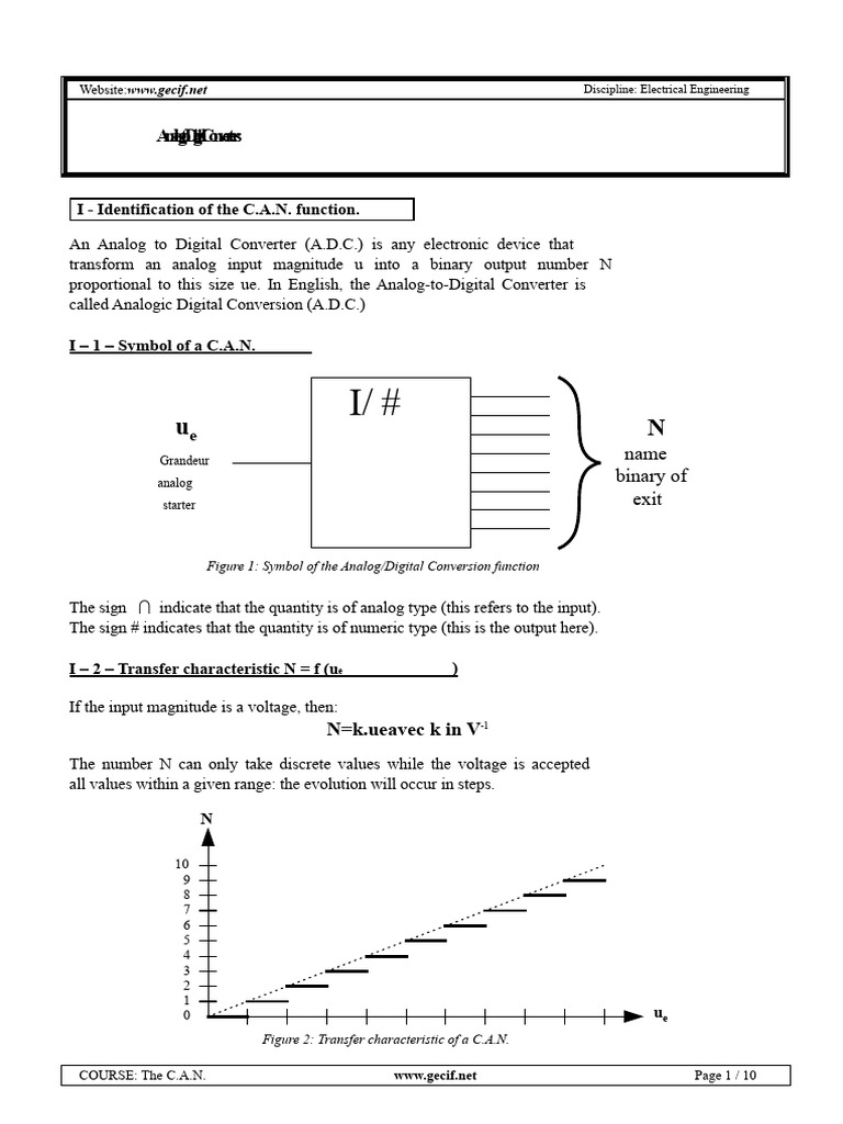 Understanding Analog to Digital Converters | PDF | Analog To Digital ...