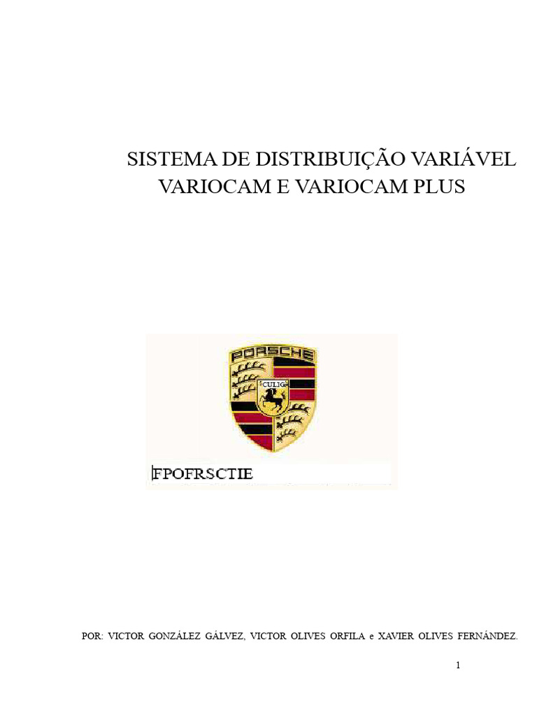 Sistemas VarioCam e VarioCam Plus | PDF | Motores | Pistão