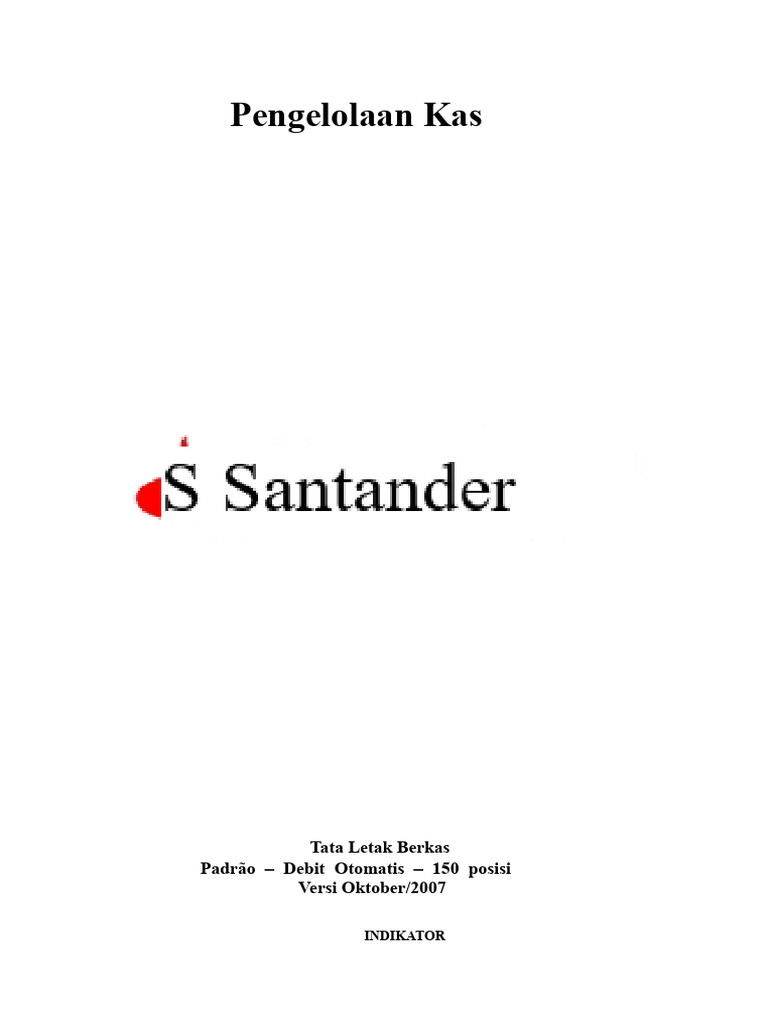 Layout Santander Debit | PDF