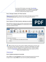 Instrucciones AVS Video Converter