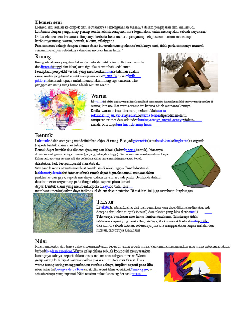 Elemen Seni | PDF