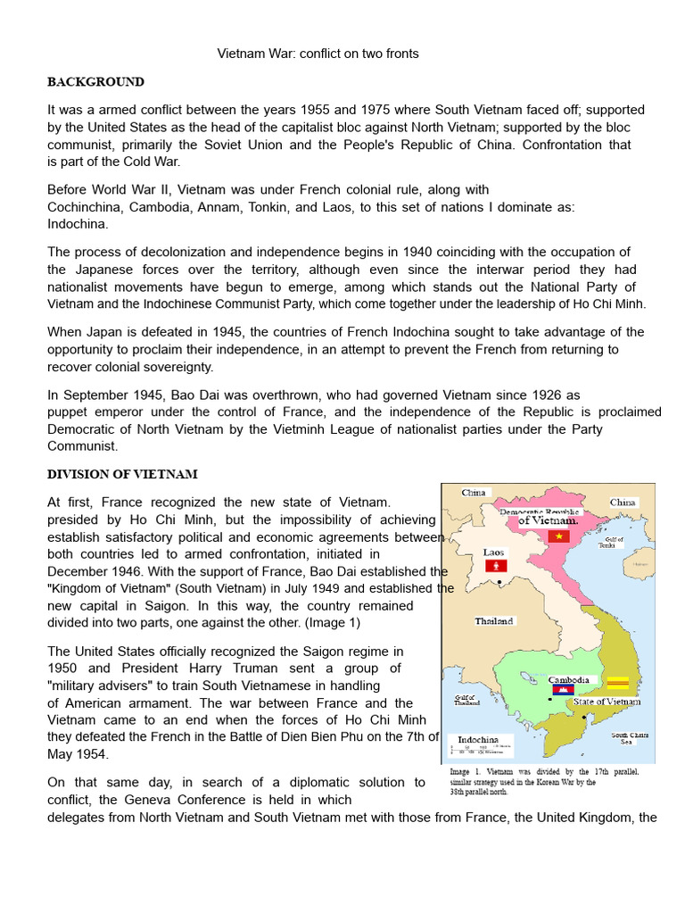 Vietnam War: Causes and Key Events | PDF | French Indochina | South Vietnam