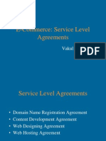 E-Commerce: Service Level Agreements: Vakul Sharma