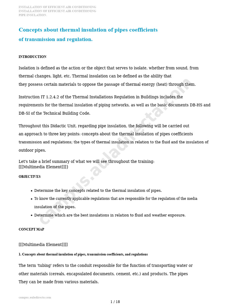 Efficient Pipe Insulation Techniques | PDF | Thermal Insulation | Pipe ...