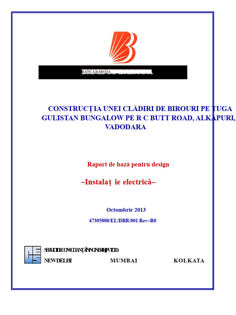 DBR-Electrical Rev 0 | PDF