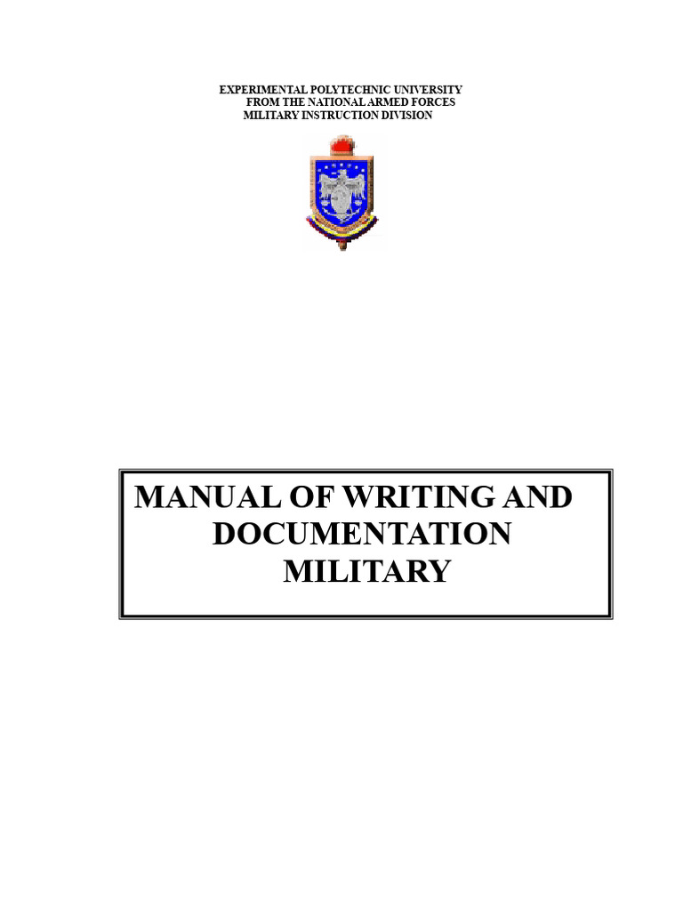 Military Writing and Documentation Manual | PDF | Stress (Linguistics ...