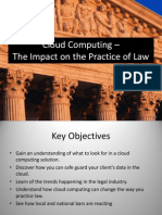 Cloud Computing Impact of Practicing Law 4312