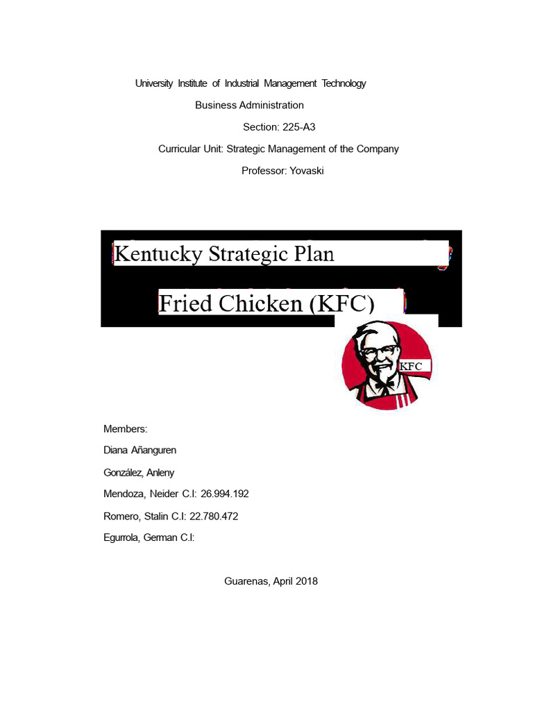 KFC | PDF