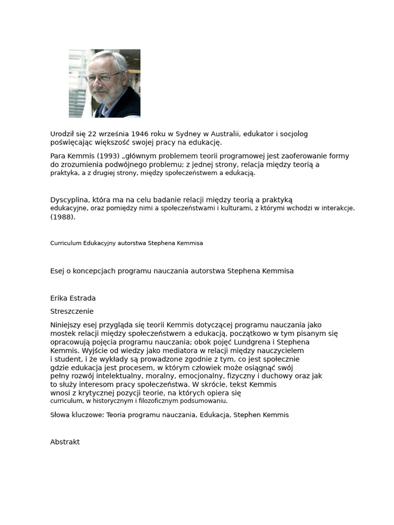 Stephen Kemmis | PDF