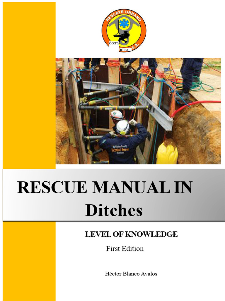 Trench Rescue Knowledge Manual | PDF | Occupational Safety And Health ...