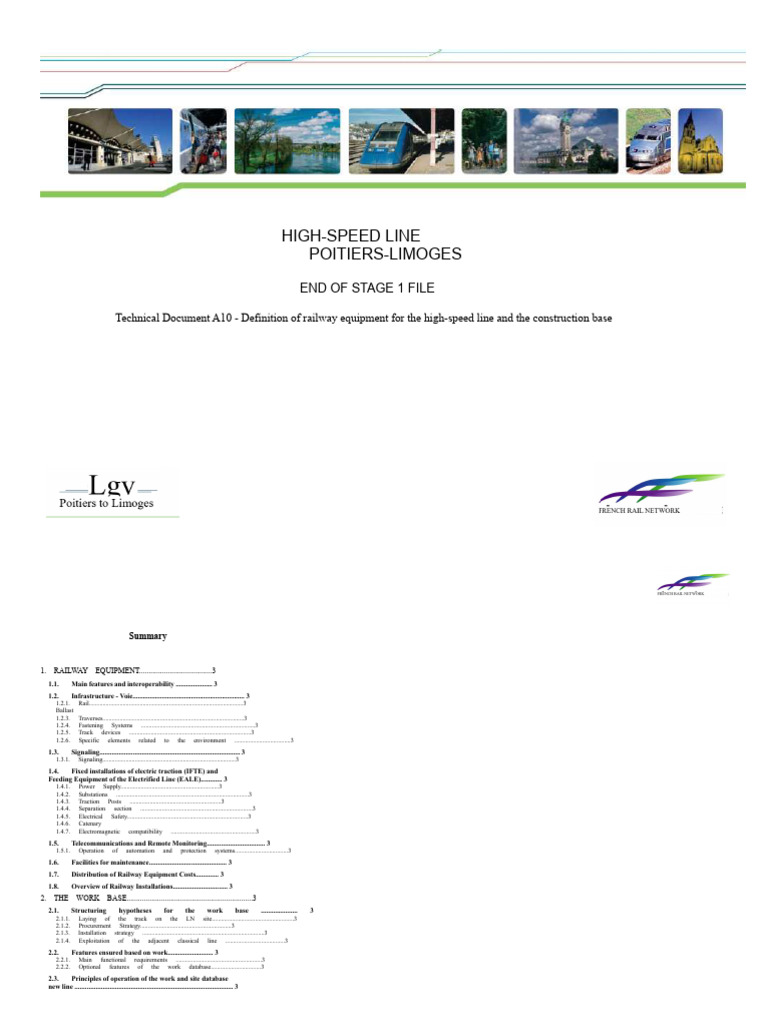 High-Speed Line Equipment Overview | PDF | Rail Transport | High Speed Rail