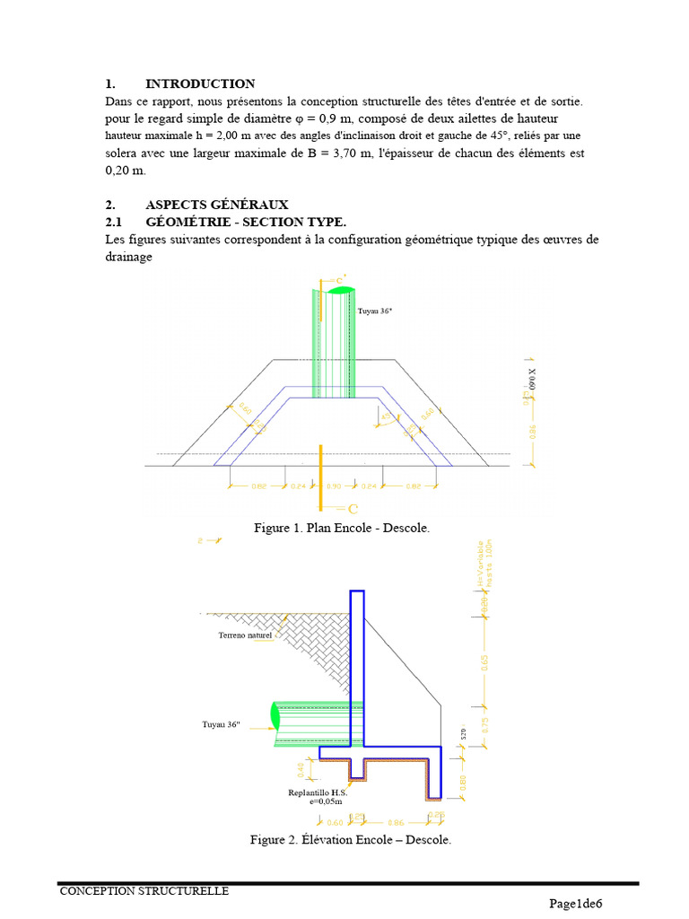 Conception Structurelle de Regards en Béton | PDF | Béton armé ...