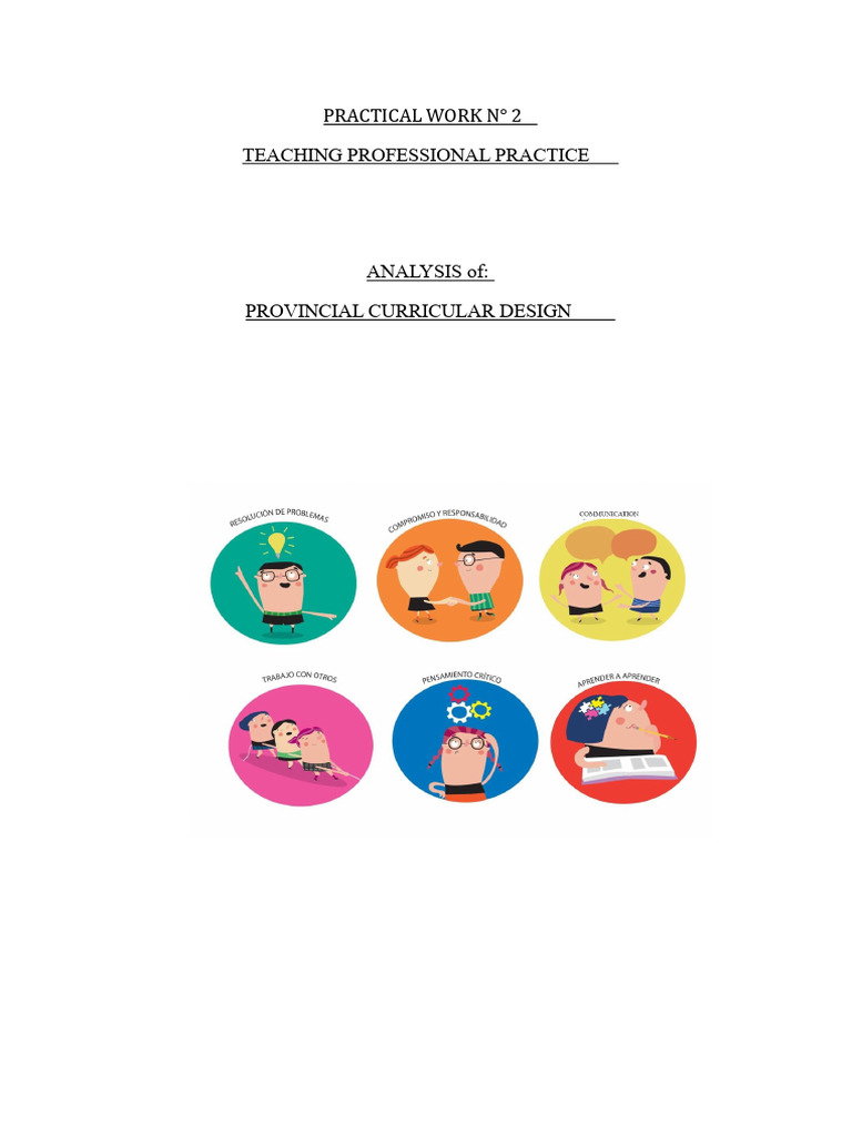 Analysis of Provincial Curricular Design | PDF | Curriculum | Learning