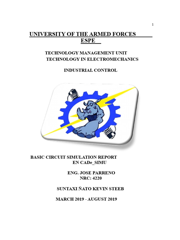 CADe_SIMU Basic Circuit Simulation Guide | PDF | Simulation | Button ...