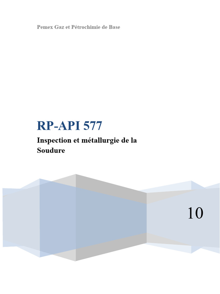 Inspection de Soudure selon API 577 | PDF | Soudage | Construction