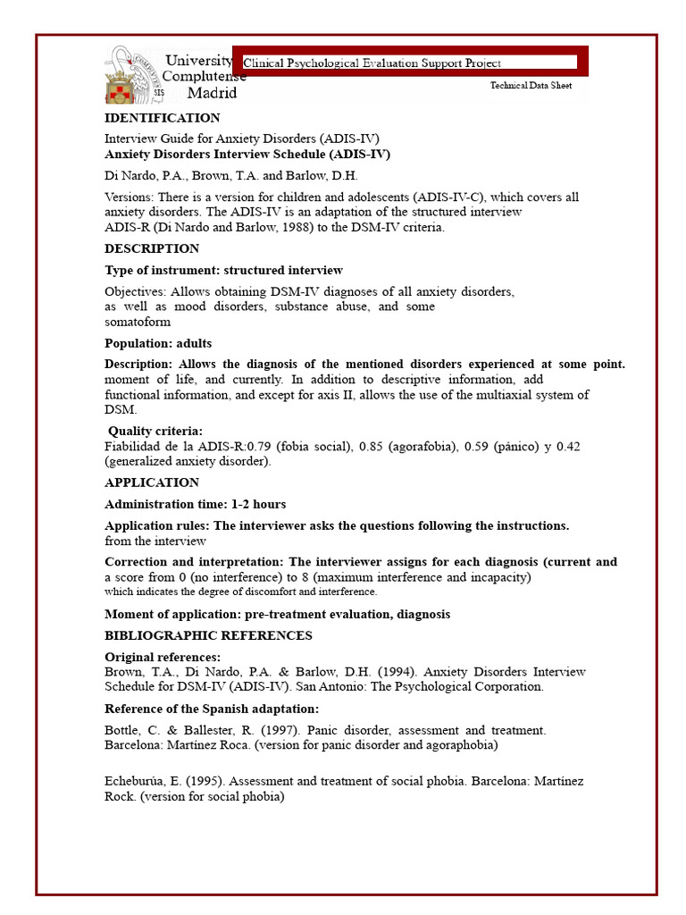 ADIS | PDF