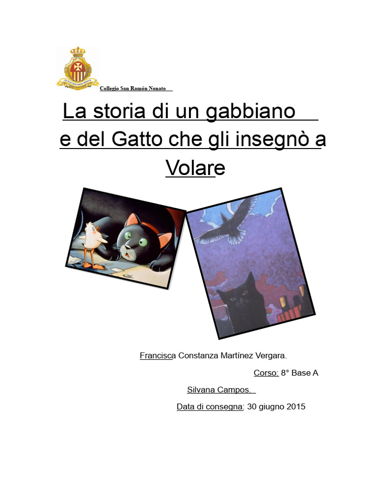 La Storia Di Un Gabbiano e Del Gatto Che Gli Insegnò A Volare | PDF