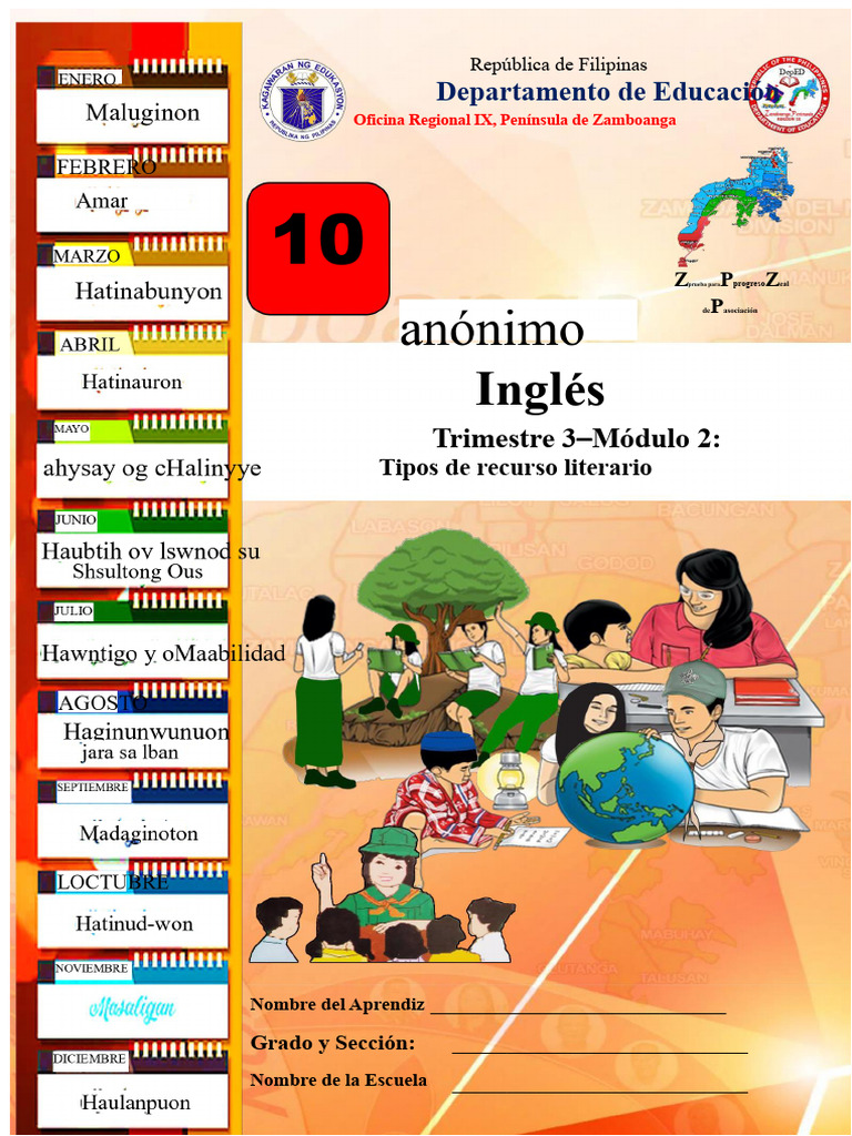 Módulo 2 Del 3er Trimestre de Inglés 10 | PDF | Alegoría | Metáfora