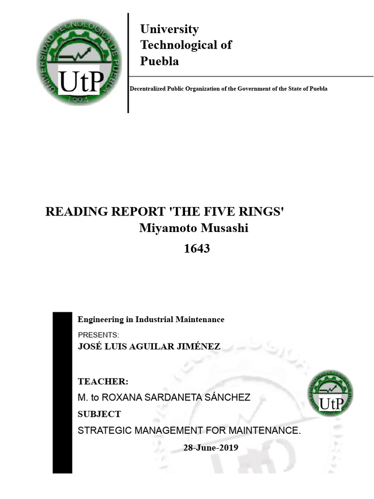 Strategic Insights from Musashi's Five Rings | PDF | The Book Of Five Rings