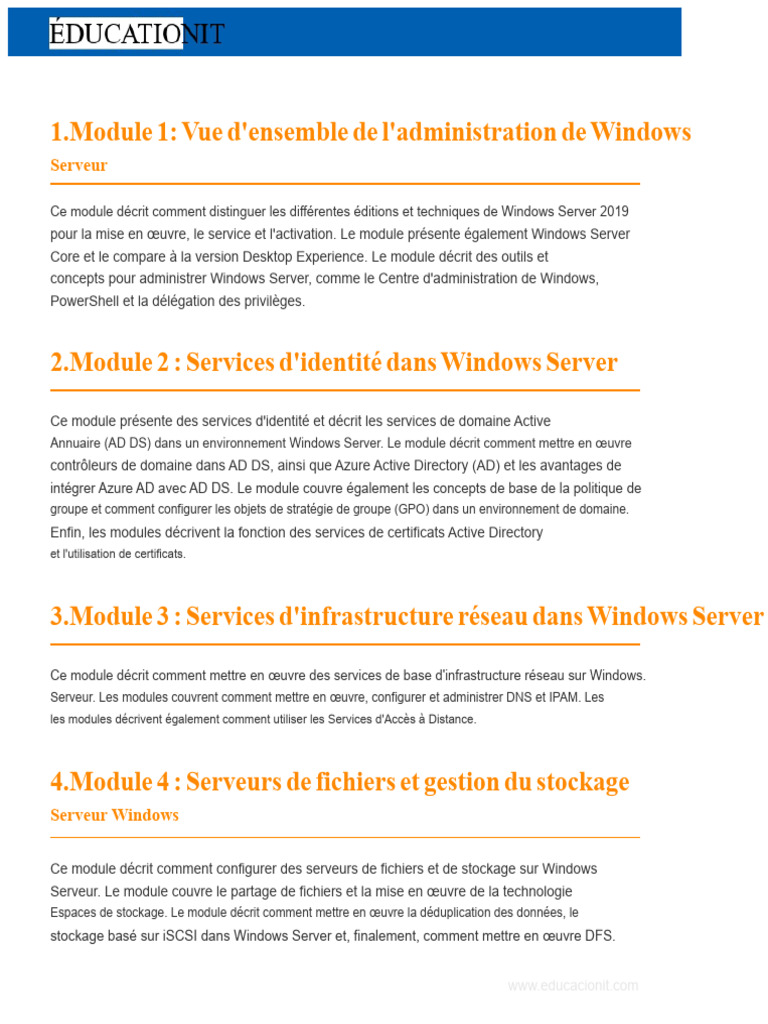 Administration complète de Windows Server | PDF | Réseau privé virtuel ...