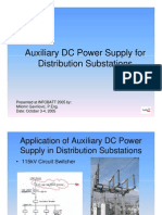 Auxiliary DC Power Supply for Distribution Substations