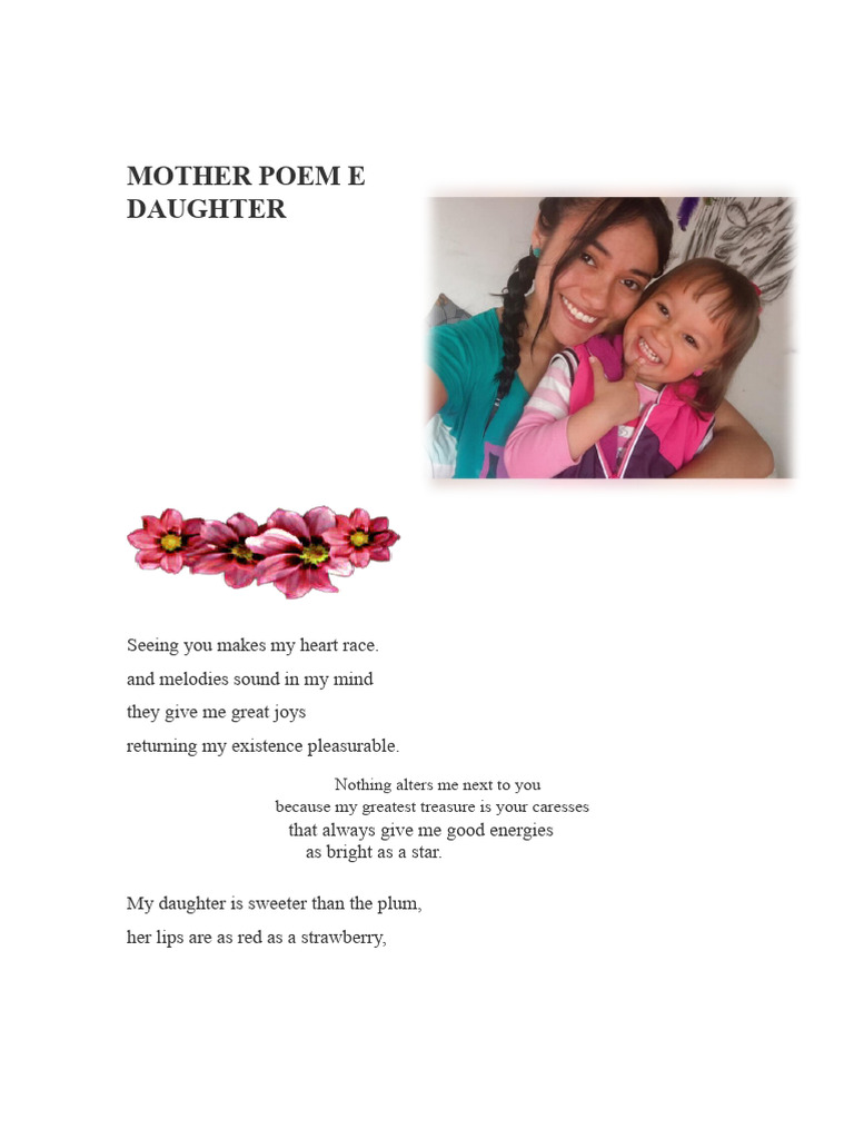 Poem Mother and Daughter | PDF | Cinderella