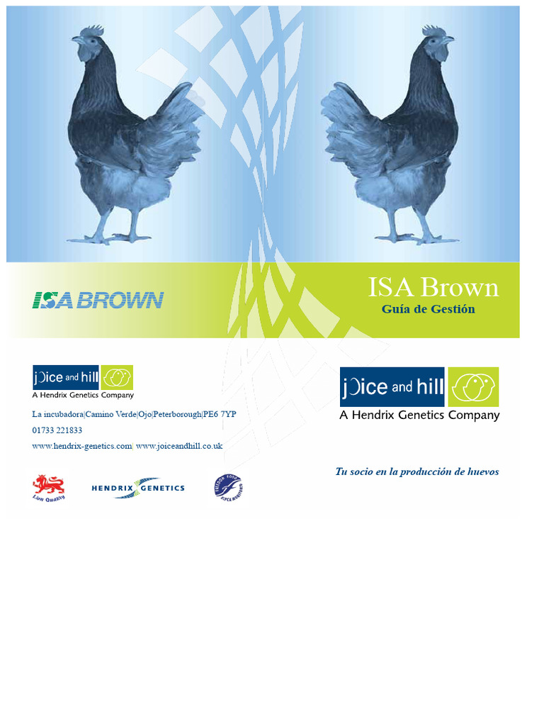 Guía de Manejo para ISA Brown | PDF
