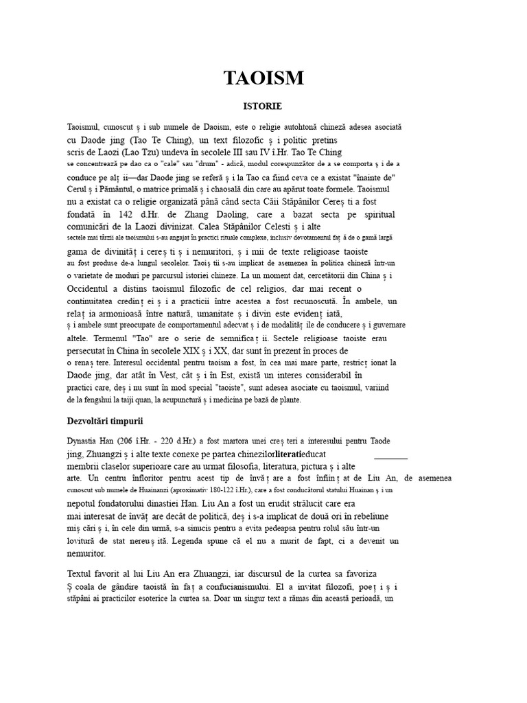 Taoism | PDF