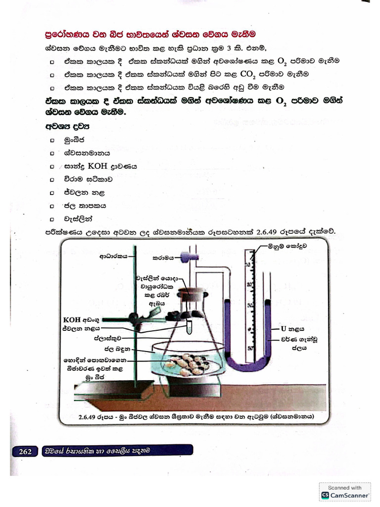 Respirometer Practical | PDF