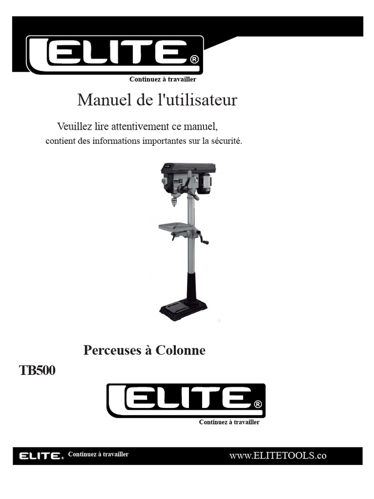 manuel-d-utilisation-perceuse-tb500-pdf-perceuse-vis-de-fixation