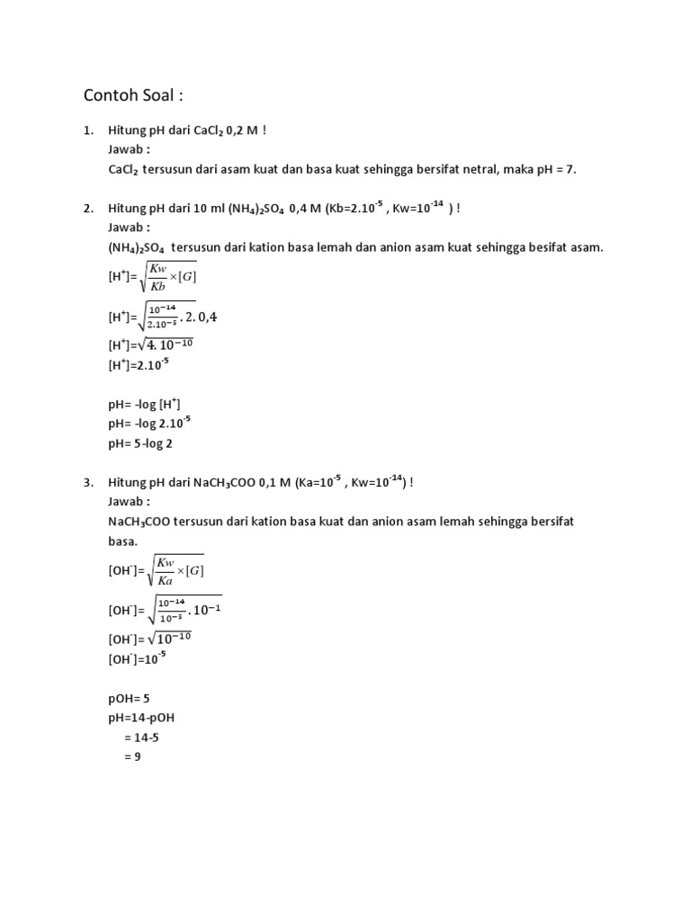 Contoh Soal