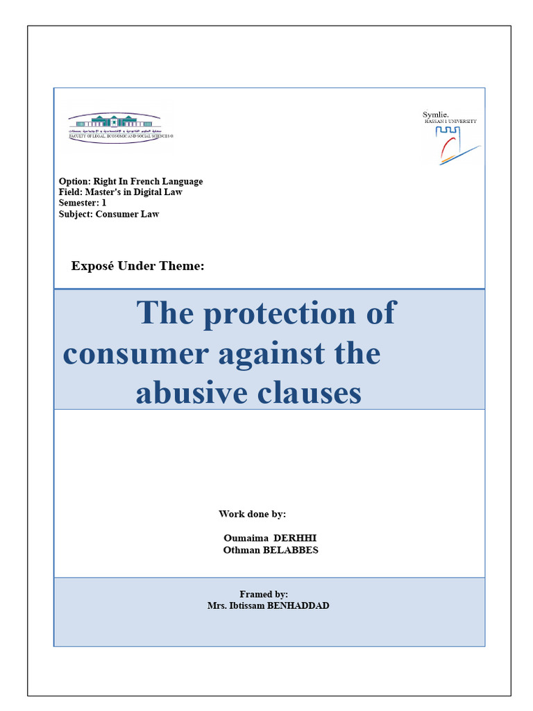 Consumer Protection | PDF | Justice | Crime & Violence