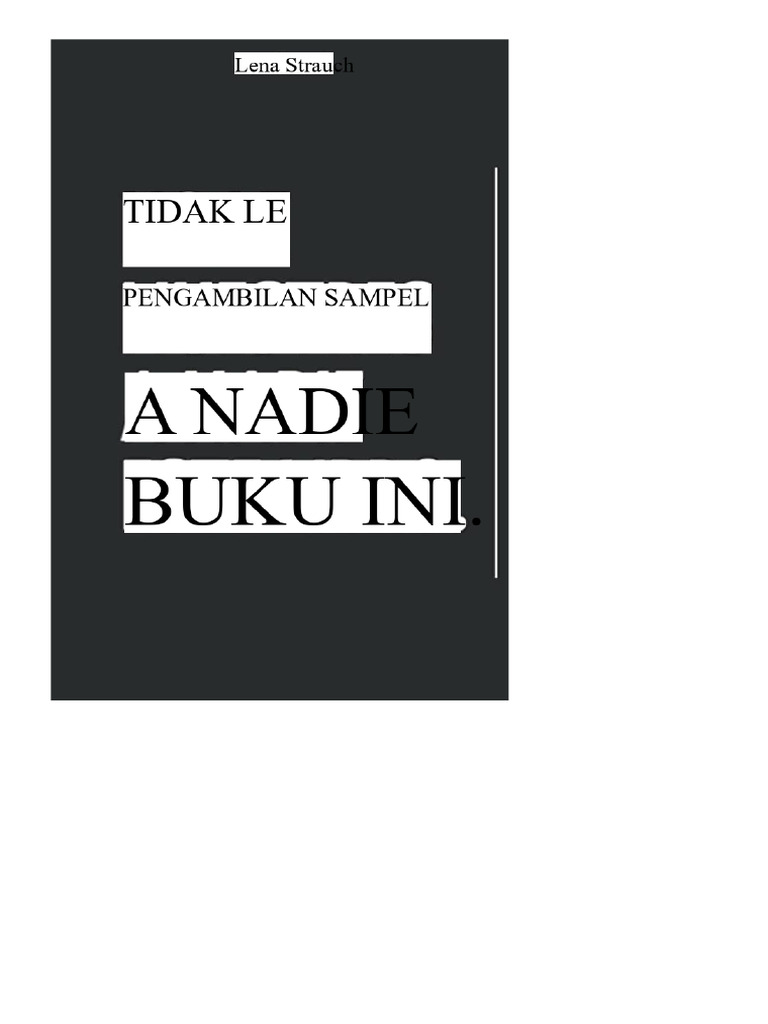 Jangan Tunjukkan Buku Ini Kepada Siapa Pun | PDF