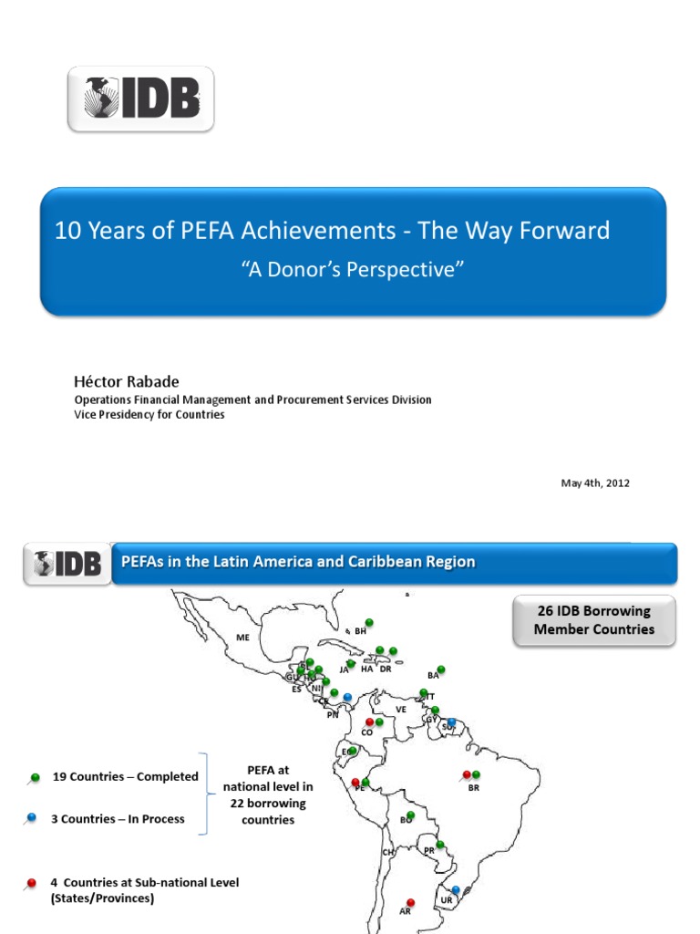 PEFA Achievements and Future Directions | PDF | Finance & Money ...