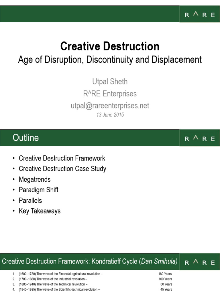 Understanding Creative Destruction Dynamics | PDF | Profit (Economics ...