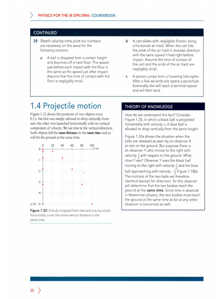 IB Physics: Kinematics and Motion Analysis | PDF | Acceleration | Force