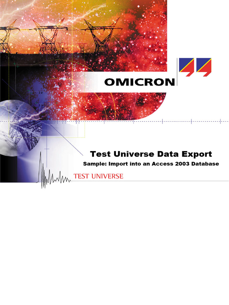 TU Data Export Sample Access | PDF | Databases | Xml