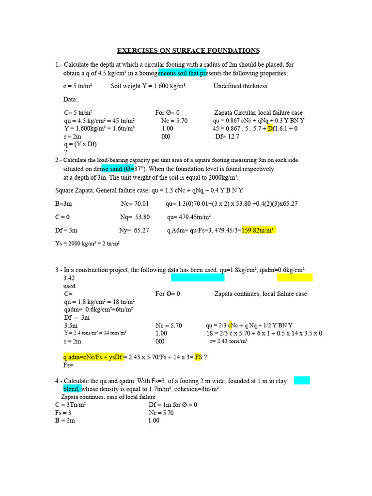 SESSION 12.-Foundation Exercise | PDF