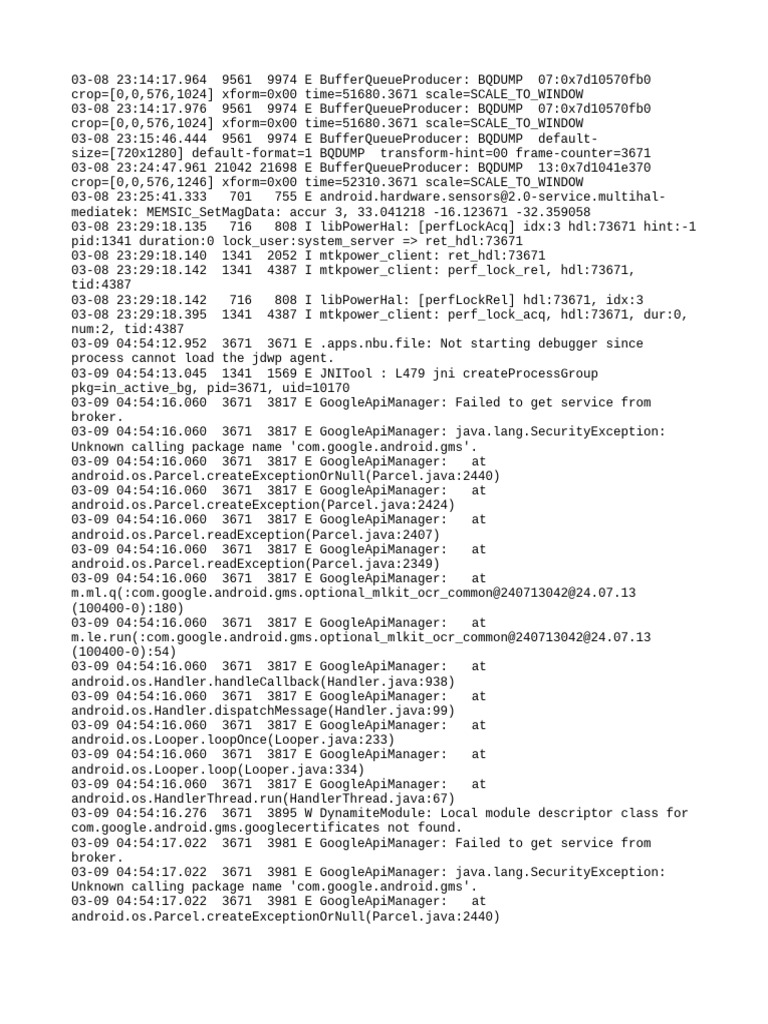 Log | PDF | Computing Platforms | Software