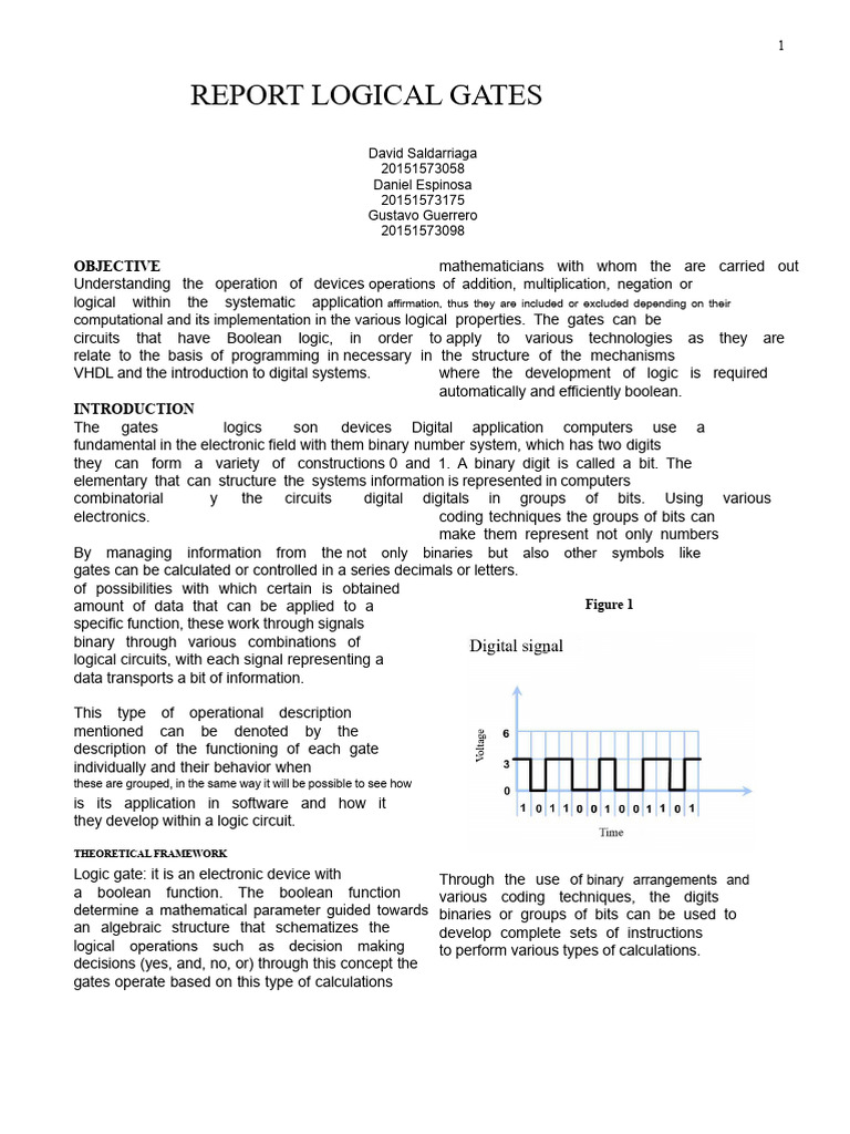 Understanding Logic Gates in VHDL | PDF | Logic Gate | Field ...