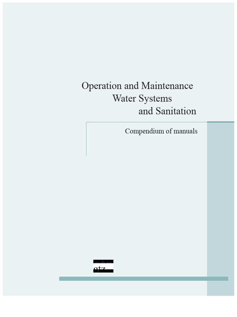 Sewer System Operation & Maintenance Guide | PDF | Septic Tank ...