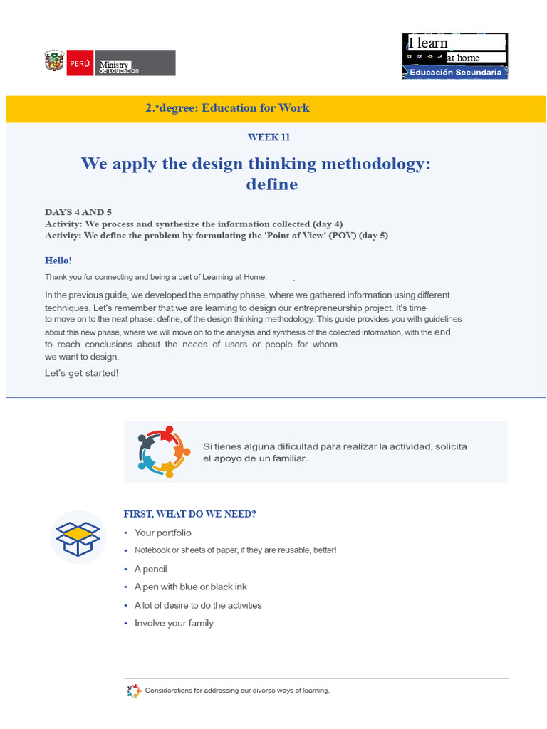Design Thinking: Define Phase Guide | PDF | Design Thinking | Methodology