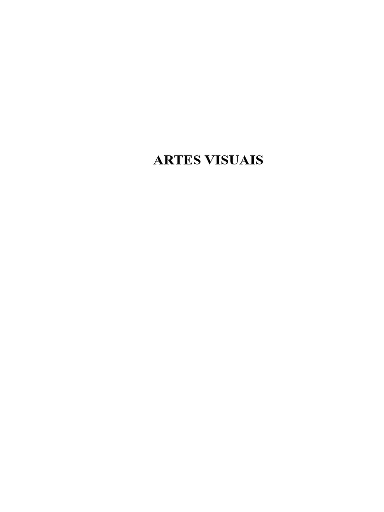 Ensino de Artes Visuais no Fundamental II | PDF | Desenho | Pinturas